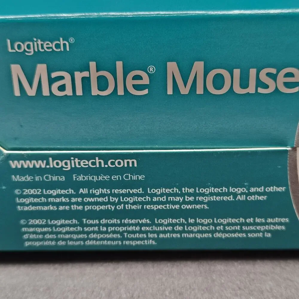 Logitech Marble Mouse Trackball Ball 904360-0403 BRAND NEW / Sealed